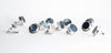 ORBIT earrings - ear studs by Anette Skaugen Guldager - Norwegian jewelry designer in Telemark, Norway. 