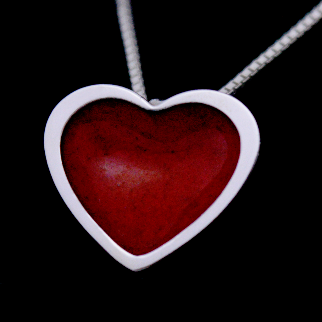 Heart Pendant by A+G Design in Kristiansand Norway - Norwegian Jewelry 
