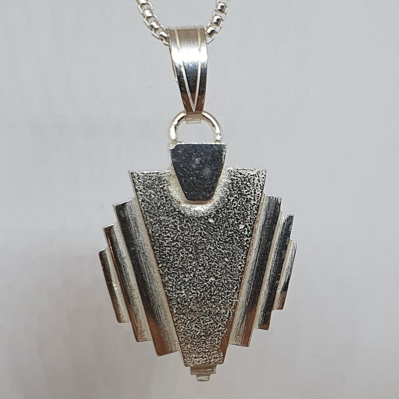 André Normann Art Deco Large Pendant | Norwegian Jewelry designer and goldsmith in Østfold, Norway