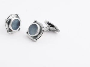 PORTHOLE cufflinks by Skaugen Guldager - a Norwegian jewelry designer from Telemark, Norway.