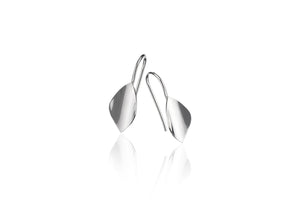 BAKKA - Mini Leaf Hanging Earrings Earrings - Norwegian Jewelry features artisan jewellery designers and goldsmiths from Norway. 