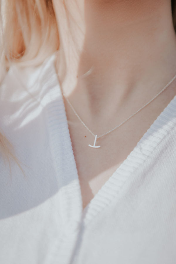 Anchor Mini Silver Necklace by Linn Sigrid Bratland | Norwegian Jewelry