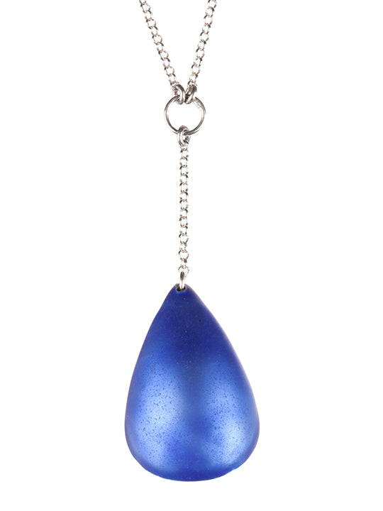 Russian Blue Enamel for Linn Sigrid Bratland ROM ENAMELED COLLECTION - Handmade Norwegian Jewellery