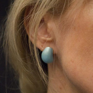 Linn Sigrid Bratland ROM ENAMELLED SMALL EARRINGS - Handmade Norwegian Jewellery
