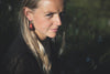 Linn Sigrid Bratland ROM ENAMELED EARRINGS - Handmade Norwegian Jewellery