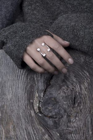 FUNDAMENT CUBE RING by Linn Sigrid Bratland - Norwegian Jewelry.