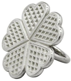 Linn Sigrid Bratland from Telemark, Norway features the Waffle Plate Ring (Large). Norwegian Jewelry