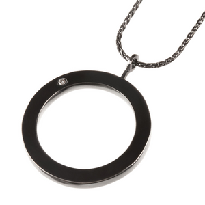 CIRCULUS NIGER pendant by Undlien design a Norwegian jewellery designer located in Oslo, Norway