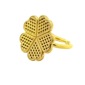 Linn Sigrid Bratland from Telemark, Norway features the Waffle Plate Ring (Small). Norwegian Jewelry
