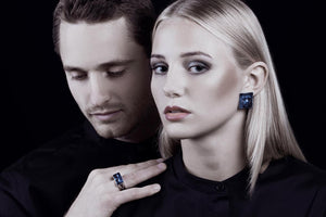 Linn Sigrid Bratland - MASKERADE – EARRINGS, LARGE Earrings - Norwegian Jewelry features artisan jewellery designers and goldsmiths from Norway. 