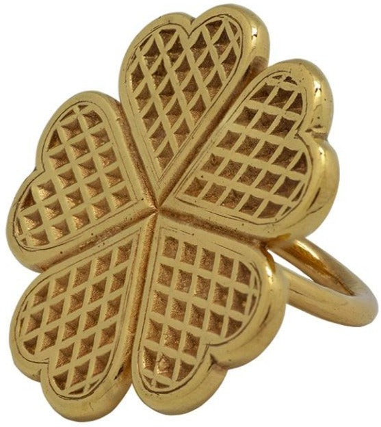 Linn Sigrid Bratland from Telemark, Norway features the Waffle Plate Ring (Large). Norwegian Jewelry