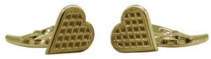 Linn Sigrid Bratland from Telemark, Norway features the Waffle Heart Cufflinks. Norwegian Jewelry