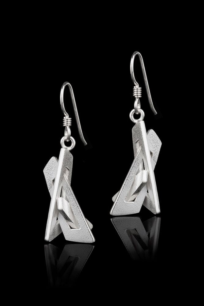 IGJ Design - Mountain Peak Earrings Earrings - Norwegian Jewelry features artisan jewellery designers and goldsmiths from Norway. 