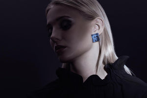 Linn Sigrid Bratland - MASKERADE – EARRINGS, LARGE Earrings - Norwegian Jewelry features artisan jewellery designers and goldsmiths from Norway. 