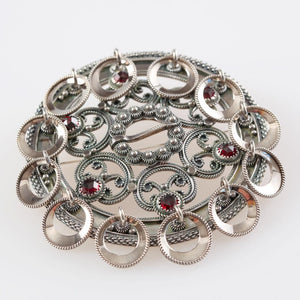 Hilde Nødtvedt - Rosesølje Brooch - Norwegian Jewelry features artisan jewellery designers and goldsmiths from Norway. 
